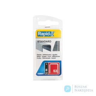 Zszywki Rapid z drutu cienkiego nr 53 (8 mm) - opakowanie 1060 szt.
