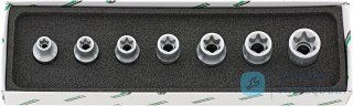 Zestaw narzędzi 1/2" TORX E10-E24 wewnętrzne ; 7-częściowy STAHLWILLE