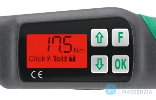 Klucz dynamometryczny elektroniczno-mechaniczny10-100Nm (7,4-75ft.lb; 90-900 in.lb) w skrzynce STAHLWILLE
