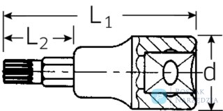 Nasadka 1/2" XZN M5 STAHLWILLE