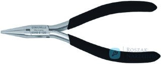 Szczypce półokrągłedla elektroników 125mm (ze sprężyną rozp.); poler./powl. STAHLWILLE