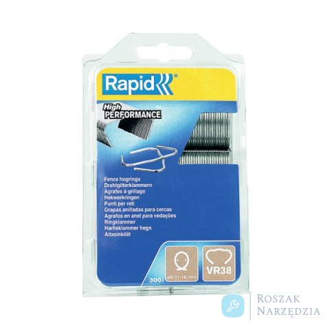 Zszywki zaciskowe ogrodowe Rapid VR38 - opakowanie 300 szt.