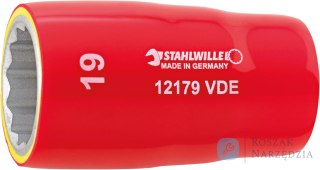 Nasadka 1/2" 24mm, 12-kątna, krótka, izolowana 1000V  VDE  STAHLWILLE