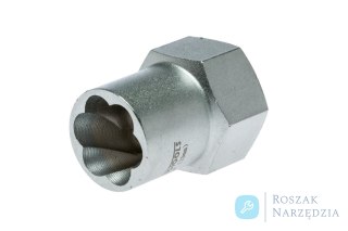 Sześciokątne nasadki odkręcające z chwytem kwadratowym 1/2" 19 mm Teng Tools