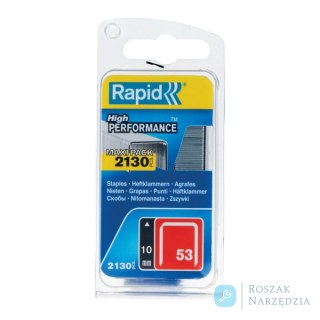 Zszywki Rapid z drutu cienkiego nr 53 (10 mm) - opakowanie 2000 szt.