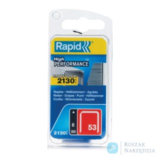 Zszywki Rapid z drutu cienkiego nr 53 (6 mm) - opakowanie 2000 szt.