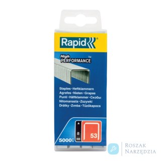 Zszywki Rapid z drutu cienkiego nr 53 (8 mm) - opakowanie 5000 szt.