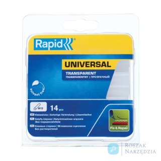 Uniwersalny klej Rapid 12 mm, przezroczysty