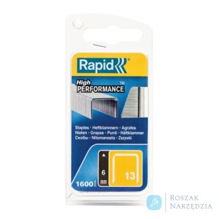 Zszywki Rapid z drutu cienkiego nr 13 (6 mm) - opakowanie 1600 szt
