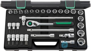 Zestaw narzędzi QR 1/2" 31-el.w walizce ABS STAHLWILLE