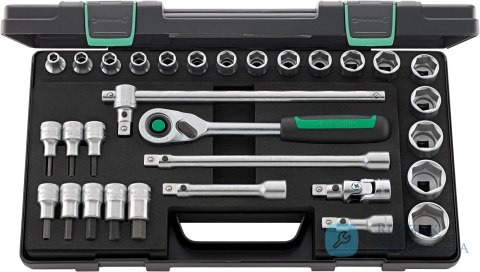 Zestaw narzędzi QR 1/2" 31-el.w walizce ABS STAHLWILLE