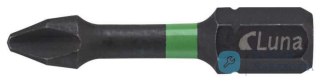 Groty skrętne (Torsion) krzyżowe Phillips PH2 32 mm Luna