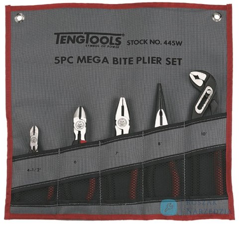 Zestaw szczypiec Teng Tools 445W