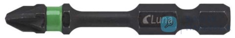 Groty skrętne (Torsion) krzyżowe Pozidriv PZ1 IMPACT 50 mm Luna