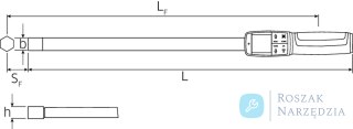 Klucz dynamometryczny elektroniczny 65-650Nm, 22x28mm, w skrzynce STAHLWILLE
