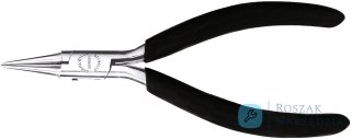 Szczypce okrągłe dla elektron.L=125mm (wysmukłe); poler./powl. STAHLWILLE