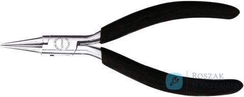 Szczypce okrągłe dla elektron.L=125mm (wysmukłe); poler./powl. STAHLWILLE