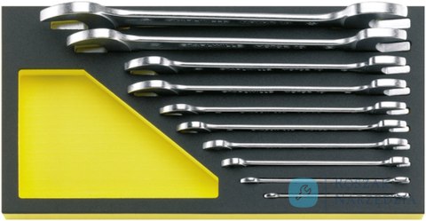 Zestaw TCS 1/3 kluczy płaskich 6-32mm,10-częściowy STAHLWILLE