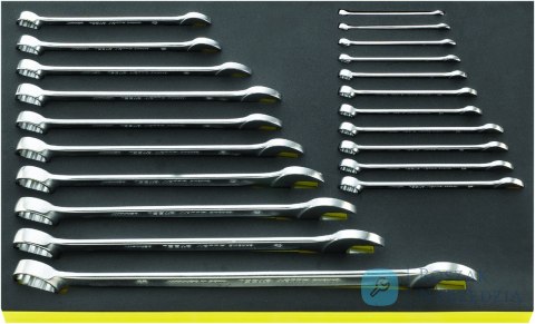Zestaw TCS 3/3 kluczy płasko-oczkowych 6-34mm; 21-częściowy STAHLWILLE
