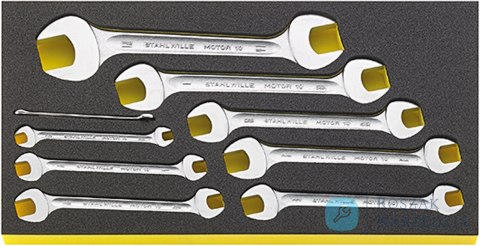 Zestaw TCS kluczy płaskich 1/4"-1.5/16" do skrzyni Nr 13217, 9-el. STAHLWILLE