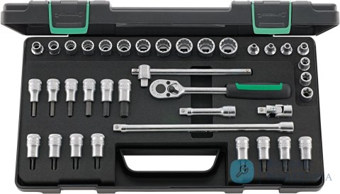 Zestaw narzędzi 3/8" 37-el.w walizce ABS STAHLWILLE