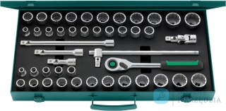 Zestaw narzędzi QR 1/2" 45-el.w metalowej walizce STAHLWILLE