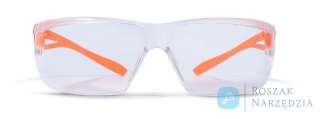 Okulary ochronne ZEKLER 36 przeźroczyste Hi-Vis pomarańczowe
