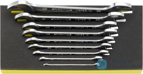 Zestaw TCS 1/3 kluczy płaskich 1/4"-1 5/16", 9-częściowy STAHLWILLE