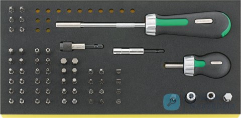 Zestaw TCS 1/3 narzędzi 1/4" i Bitów, 60-elelementowy STAHLWILLE