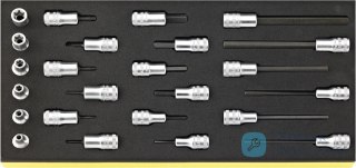 Zestaw TCS 1/3 nasadek 3/8", 24 elementowy STAHLWILLE