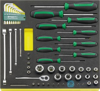 Zestaw TCS 2/3 narzędzi typu TORX, 57-częściowy STAHLWILLE