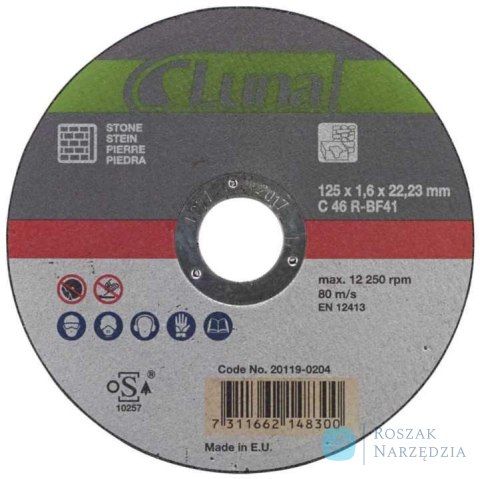 Tarcza tnąca 230x1,9x22 mm Luna