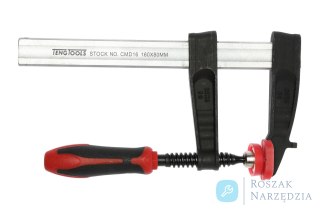 Ścisk śrubowy 160x80 mm Teng Tools