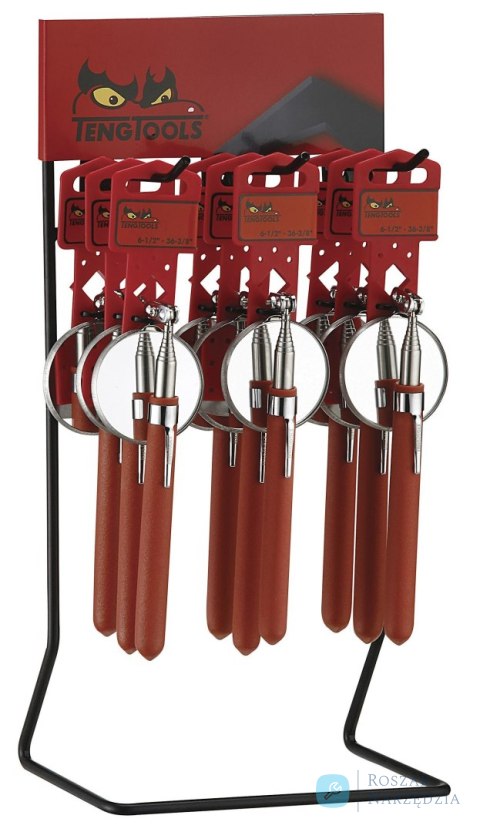Stojak ekspozycyjny z lusterkami inspekcyjnymi Teng Tools DIS-581TMI