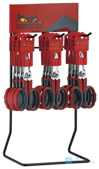 Stojak ekspozycyjny z nożycami do kabli Teng Tools DIS-497