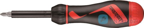 Wkrętak zapadkowy z grotami wymiennymi Teng Tools MDR915