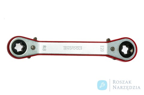 Klucz oczkowy zapadkowy E18xE20 Teng Tools