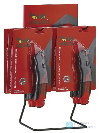 Stojak ekspozycyjny z nożami uniwersalnymi Teng Tools DIS-711
