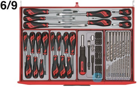 Wózek narzędziowy 569 elementów TCMMIND08 Teng Tools
