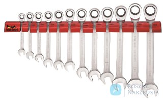 Zestaw kluczy płasko-oczkowych zapadkowych Teng Tools WRSP12RS