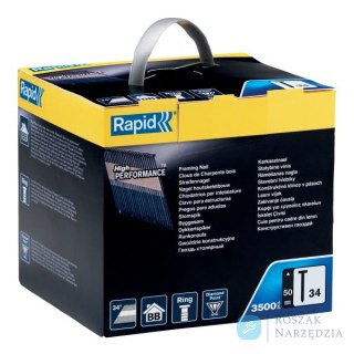 Gwoździe Rapid BB 34-D nr 34 (50 mm) - opakowanie 3500 szt.