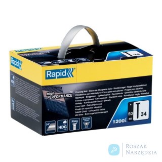Gwoździe Rapid HDG 34-D nr 34 (50 mm) - opakowanie 1200 szt.