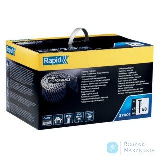 Gwoździe w zwoju Rapid BB nr 50 (75 mm) do ram - opakowanie 2700 szt.