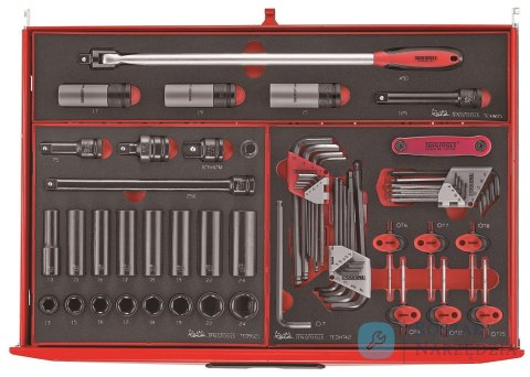 System regałowy Teng Tools EVA 417 elementów - XL