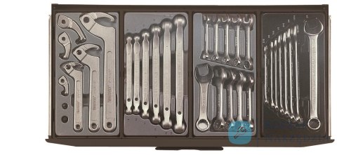 Wózek narzędziowy czarny 1001 elementów Teng Tools TCMM1001BK