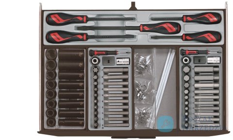 Wózek narzędziowy czarny 1001 elementów Teng Tools TCMM1001BK