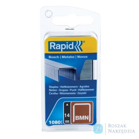 Zszywki Rapid BMN z drutu cienkiego (12 mm) - opakowanie 1080 szt.