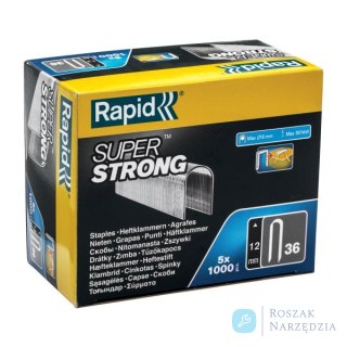 Zszywki Rapid nr 36 (12 mm) do kabli - bardzo wytrzymałe - opakowanie 5000 szt.
