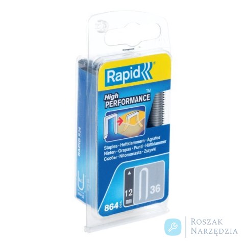 Zszywki Rapid nr 36 (12 mm) do kabli - opakowanie 864 szt.