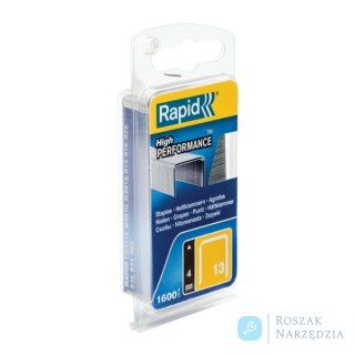 Zszywki Rapid z drutu cienkiego nr 13 (4 mm) - opakowanie 1600 szt.